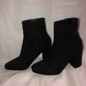 Lulus faux suede ankle boots